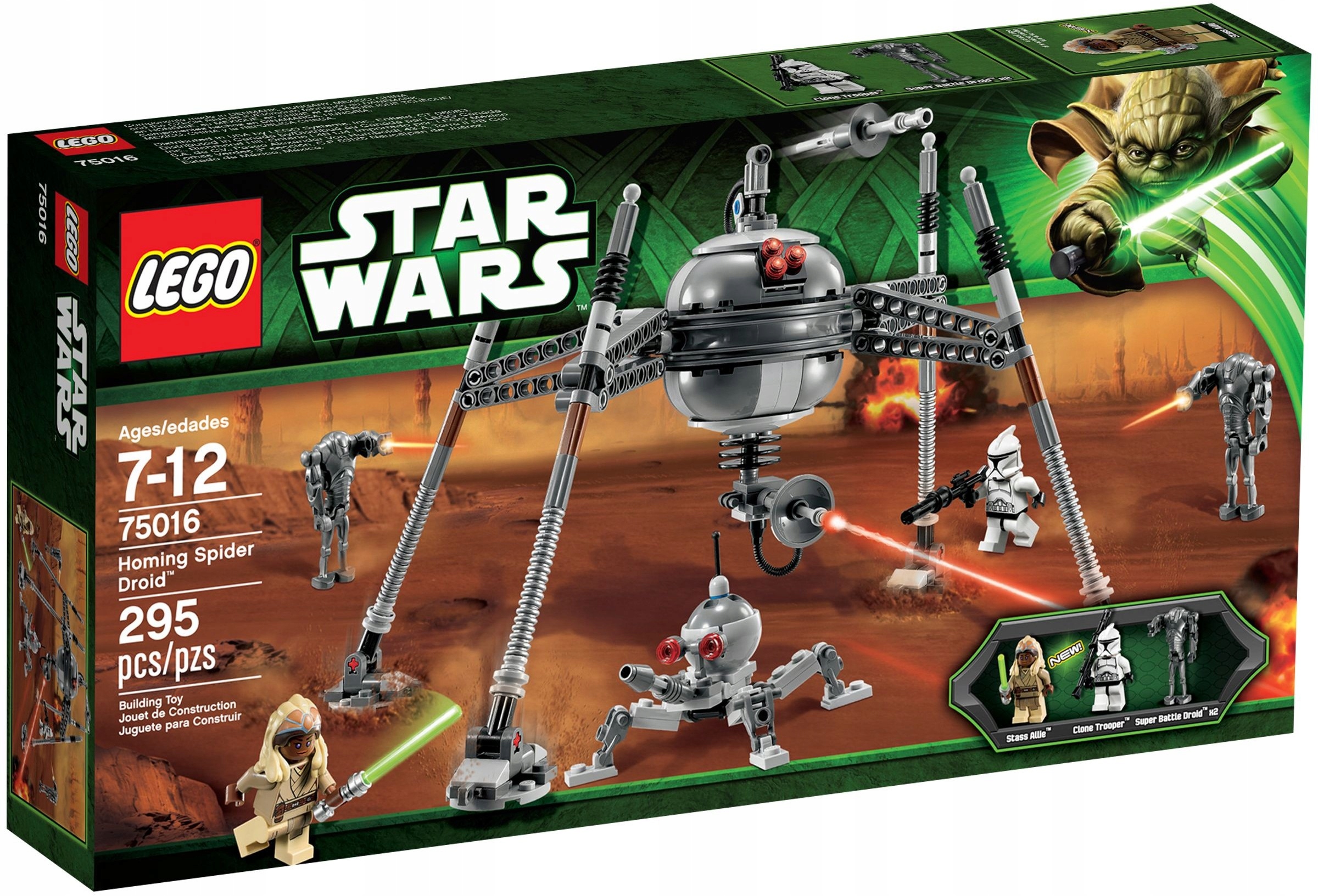Klocki Lego Star Wars Zestaw Homing Spider Droid 75016