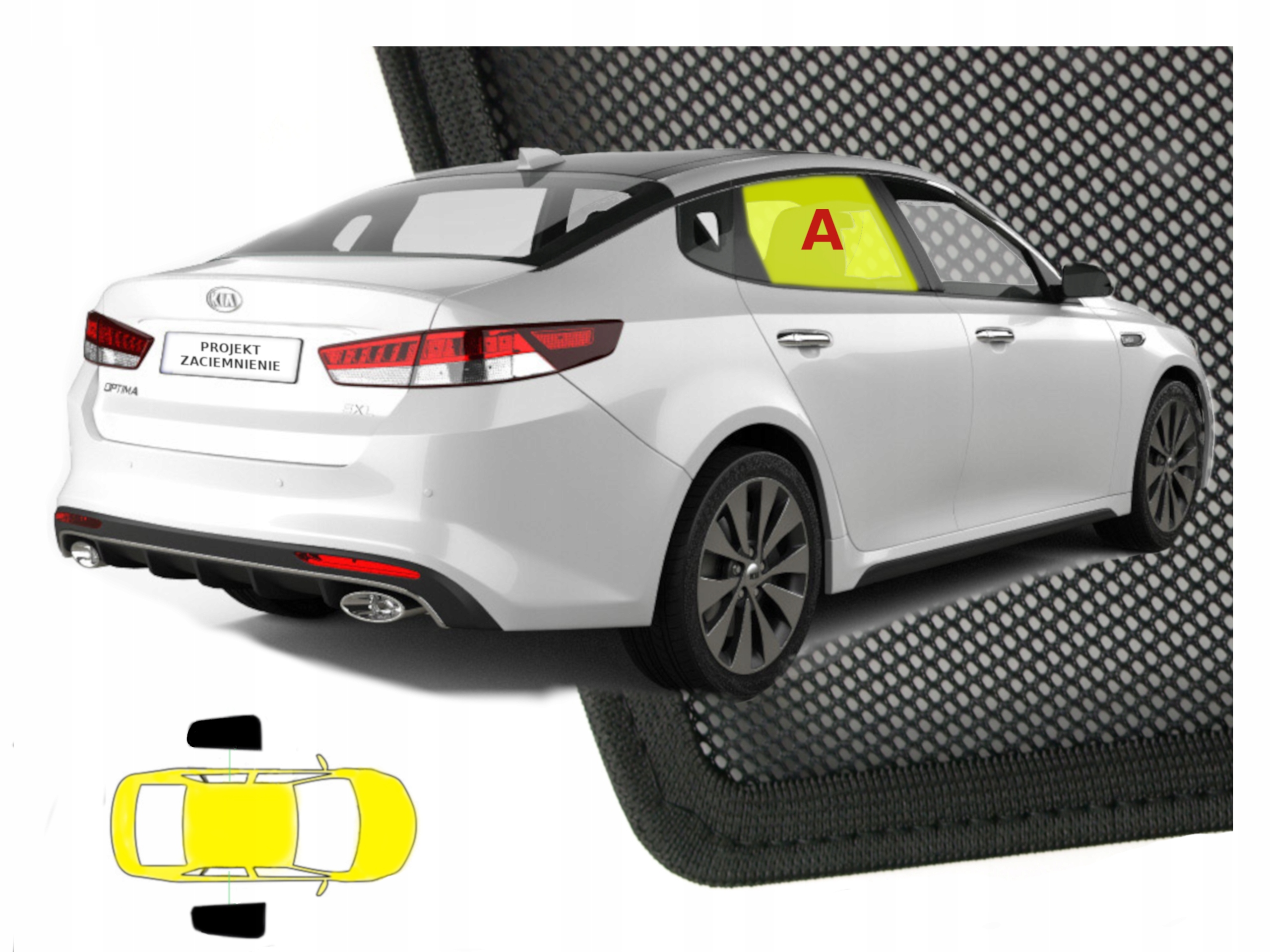 Slnečné clony, rolety, kryty pre Kia Optima IV sedan