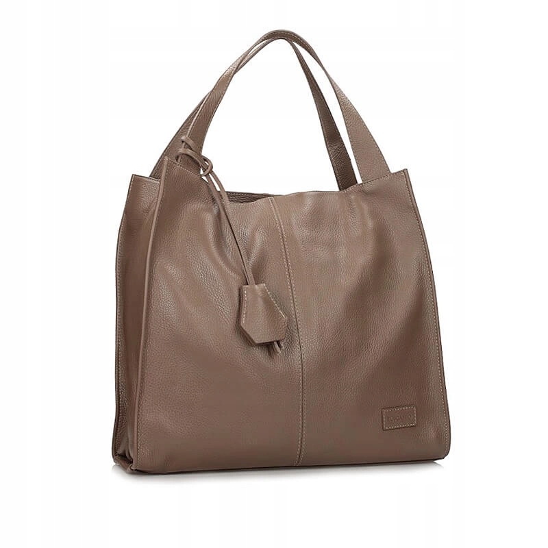 Elegantní tmavě béžová nákupní taška Toscanio G20 D40