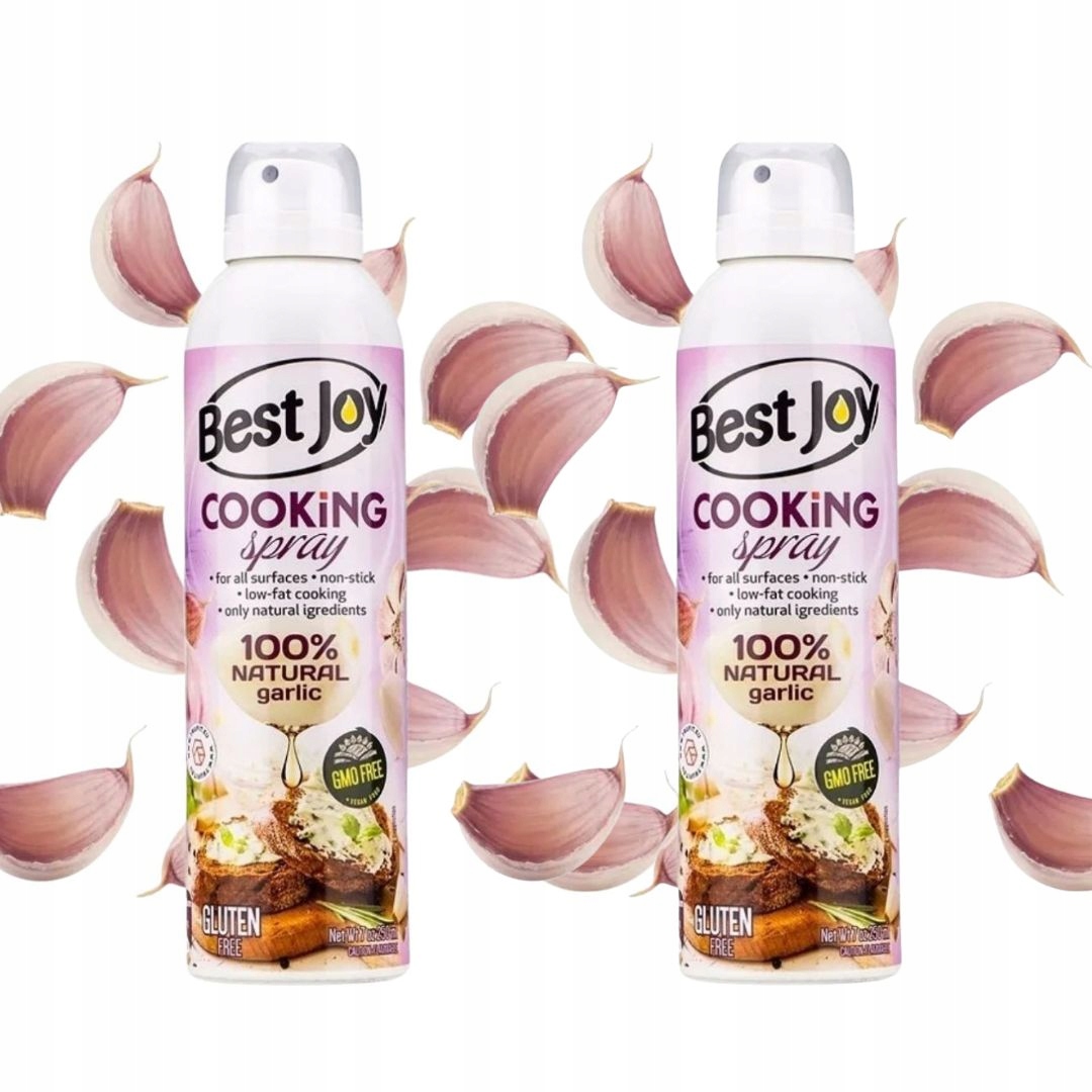 Levně Best Joy Cooking Spray 100% přírodní česnek 250 ml olej na smažení česnek