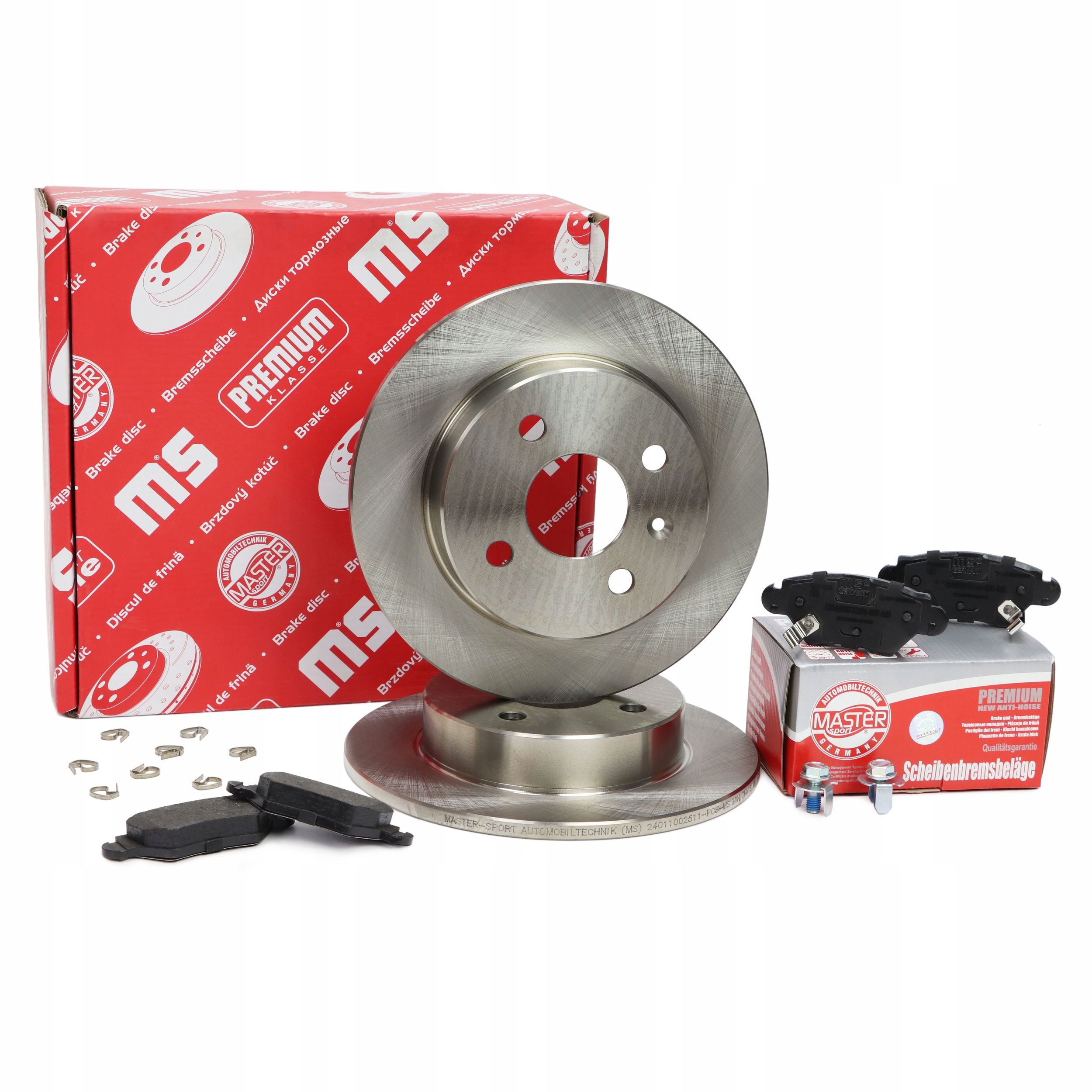 Диски колодки задние OPEL ASTRA G (T98, F70)