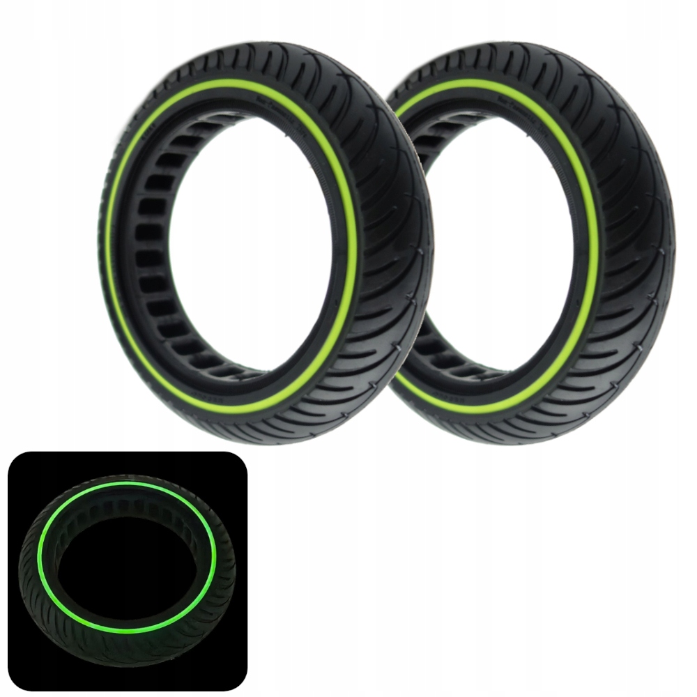 2x Bezdušová pneumatika 8.5x2" s fluorescenčním páskem pro Xiaomi M365 Pro 2