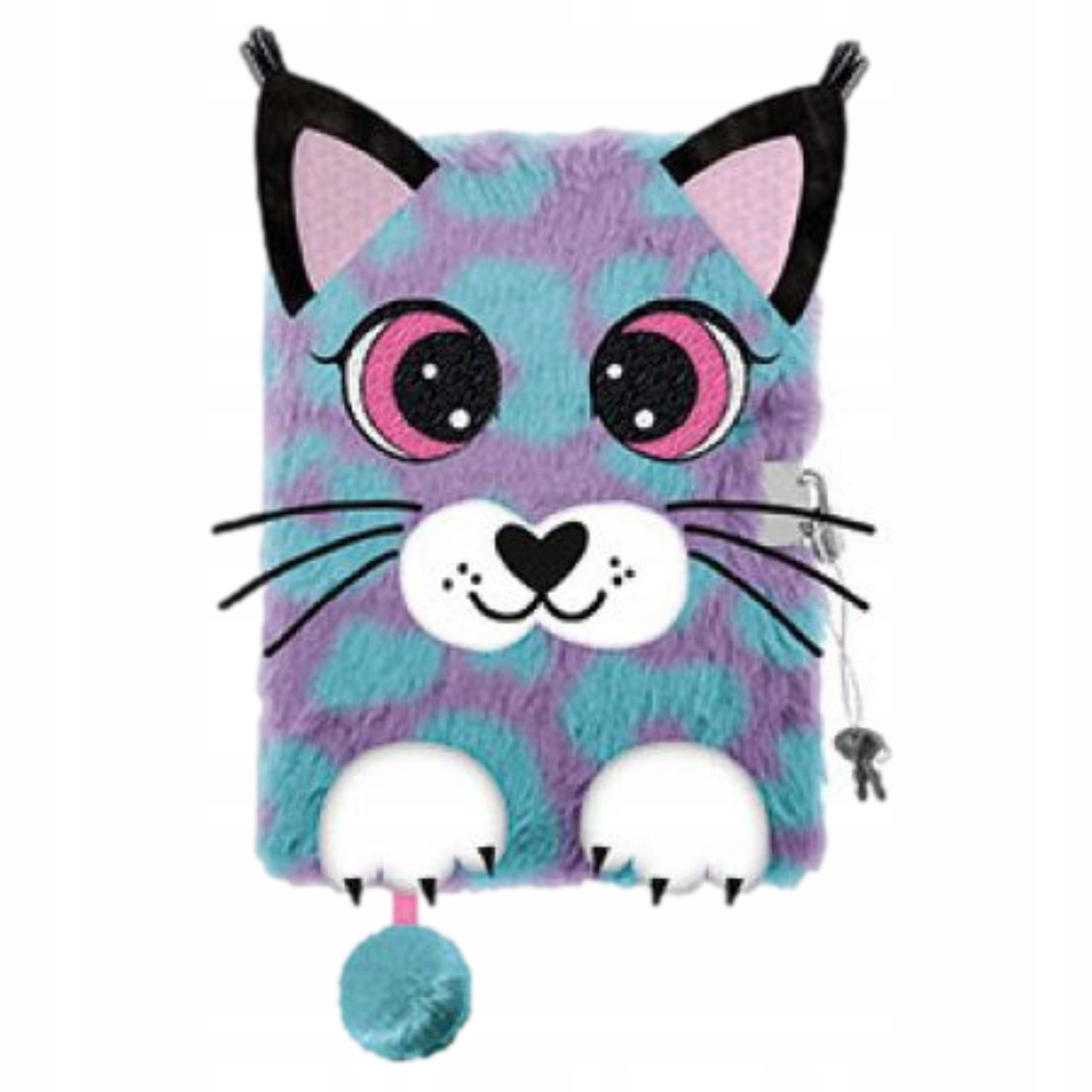 PAMIĘTNIK WŁOCHACZ notes z kłódką +WYDRAPYWANKA Okładka pluszowa