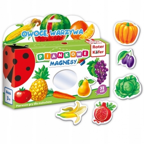 

Piankowe Magnesy Dla Dzieci Owoce Warzywa Od 3 Lat