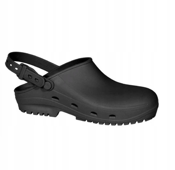 Klapki-chodaki czarne Issa Cloack 06770 Sb- 42