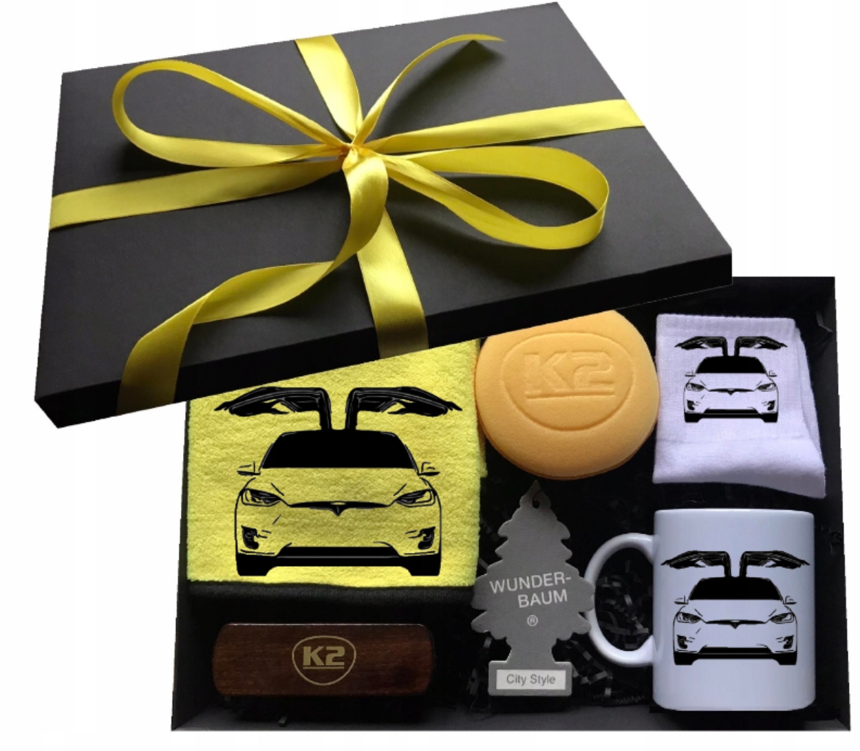 Sada dárek moto kelímek pro přítele otce bratra pro řidiče auta Tesla