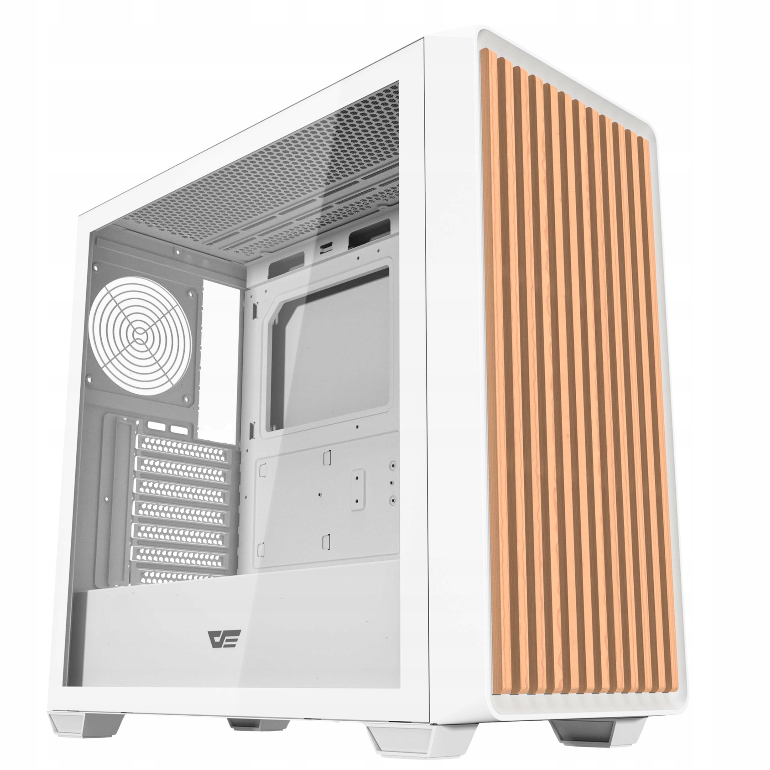 Počítačová skrinka darkFlash DS900WD Midi Tower biela Atx sklo gaming