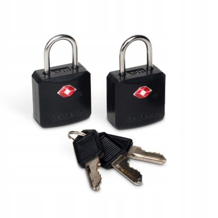 Kłódka bagażowa z systemem Tsa Pacsafe Prosafe 620 2 sz. czarne