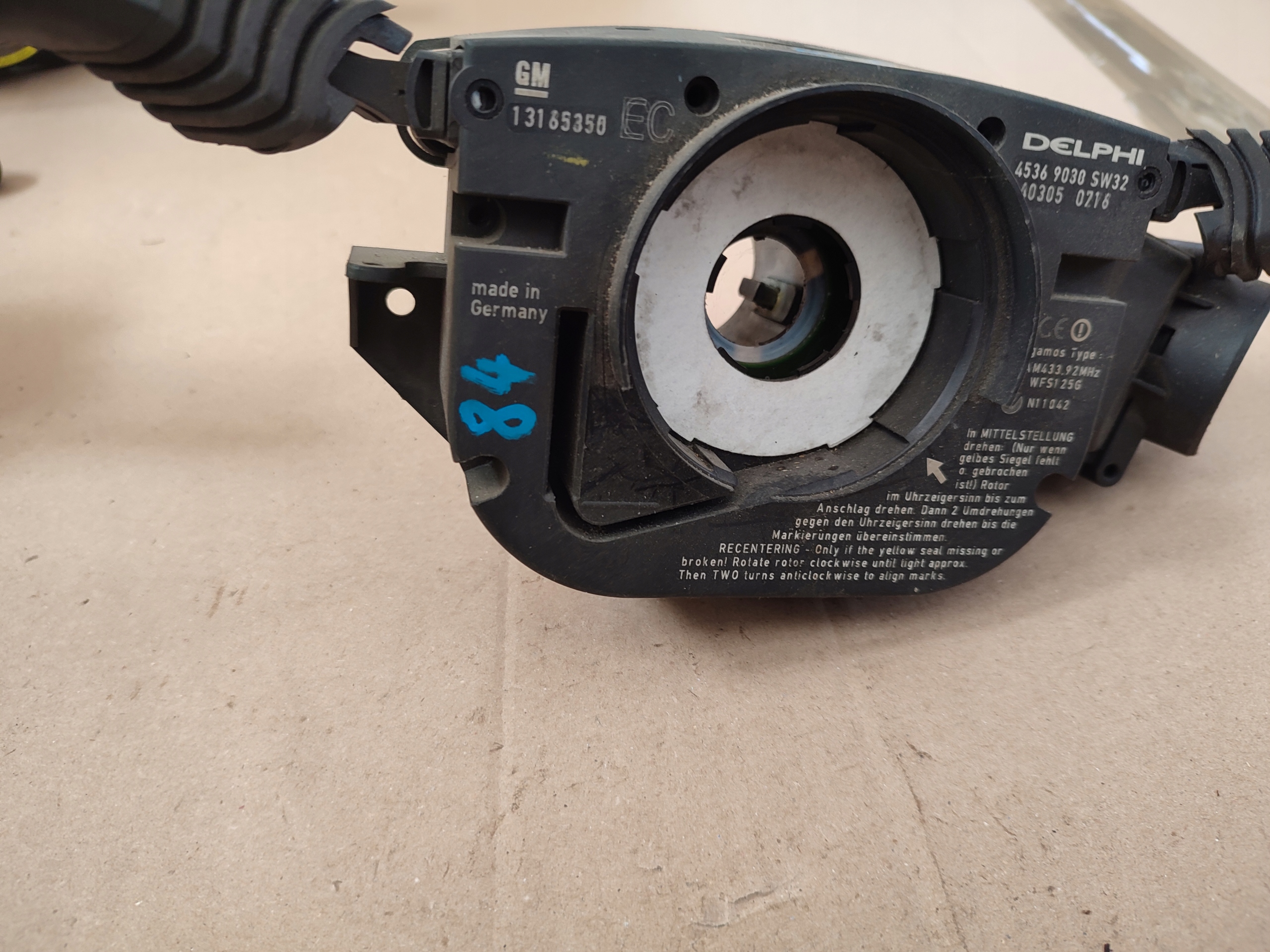 DEVIO LUCI TERGICRISTALLO TERGI OPEL VECTRA C 13165350