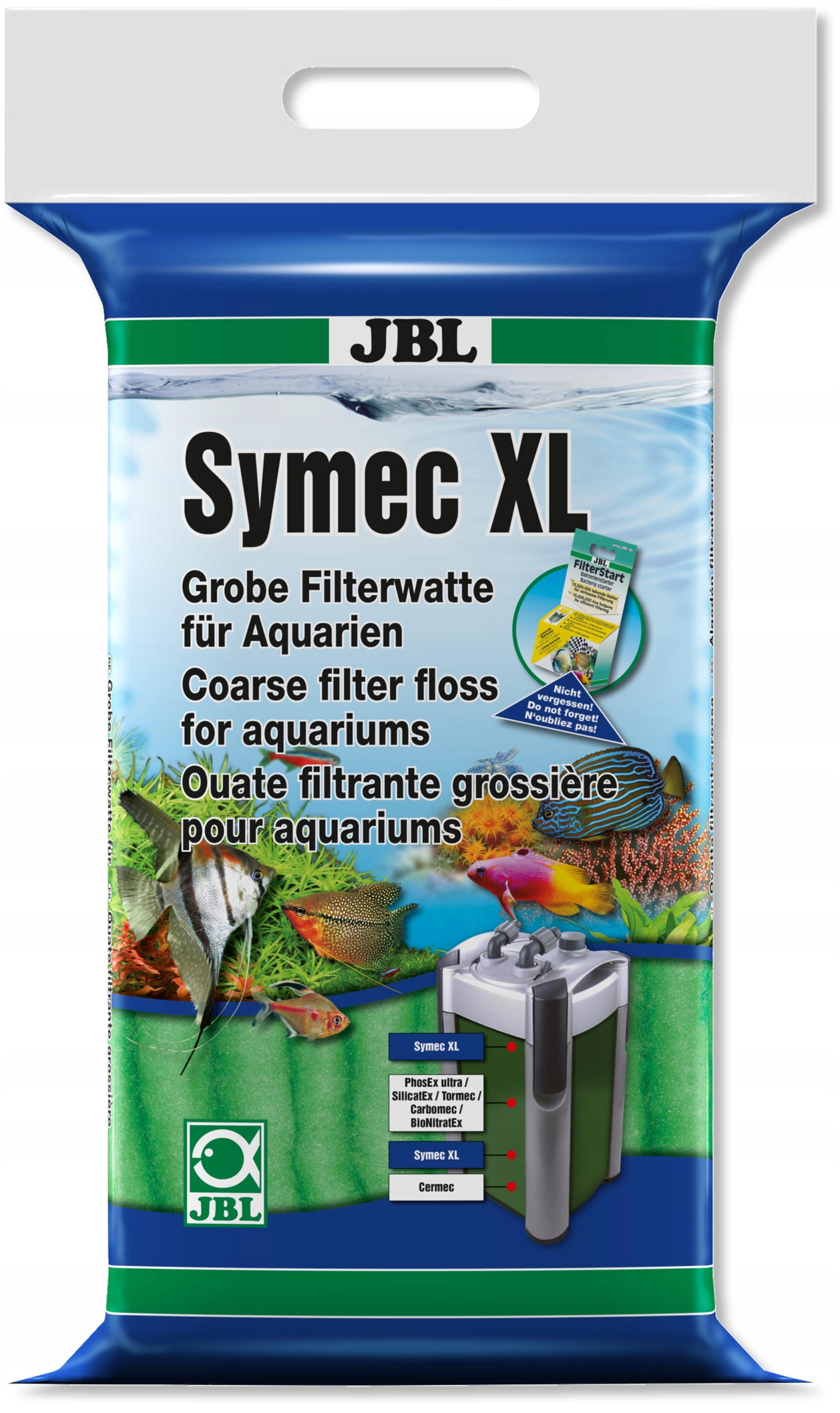 

Jbl Symec 250g wata filtracyjna zielona