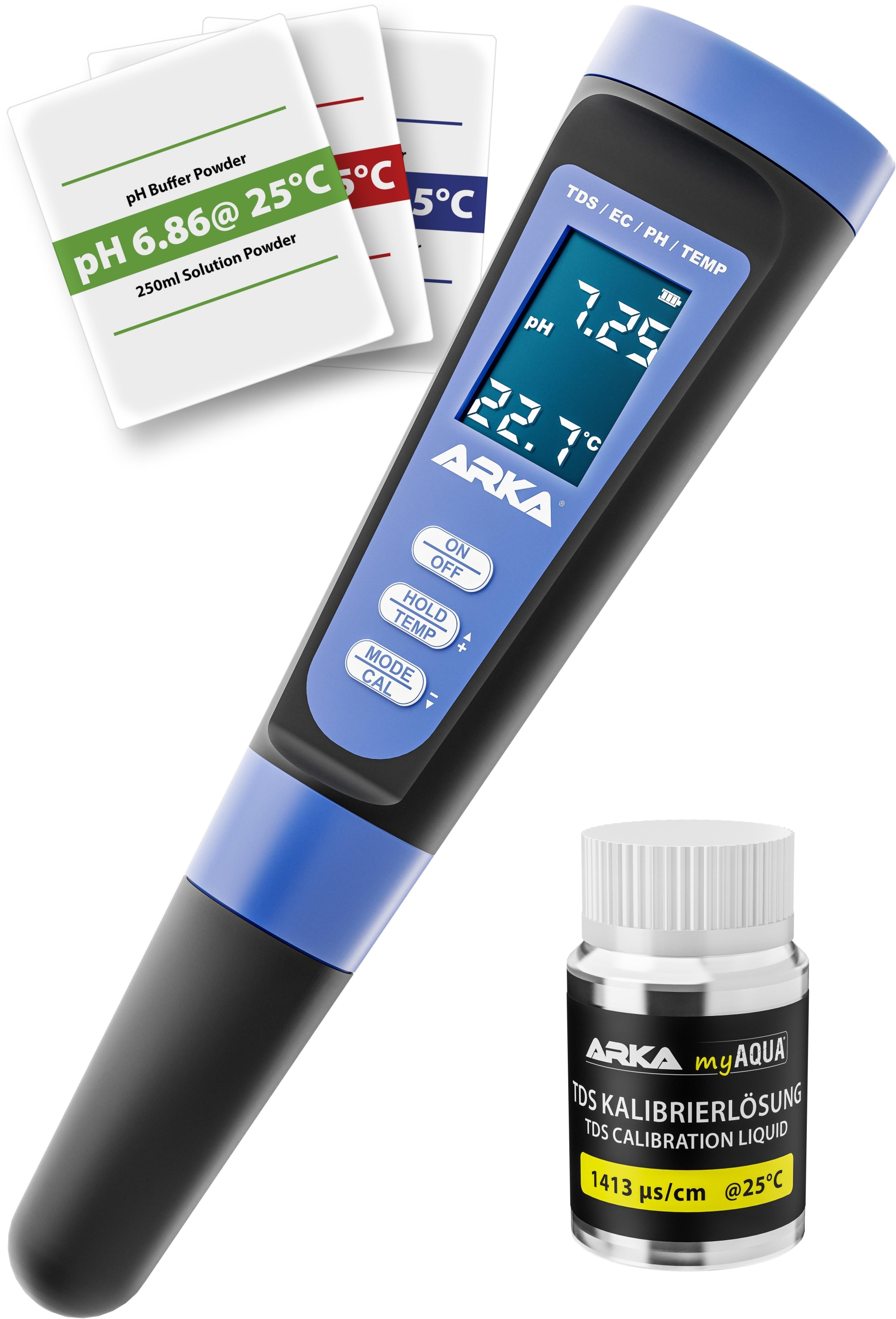 MIERNIK PH TDS EC I TEMPERATURY WODY TESTER ELEKTRONICZNY DO AKWARIUM