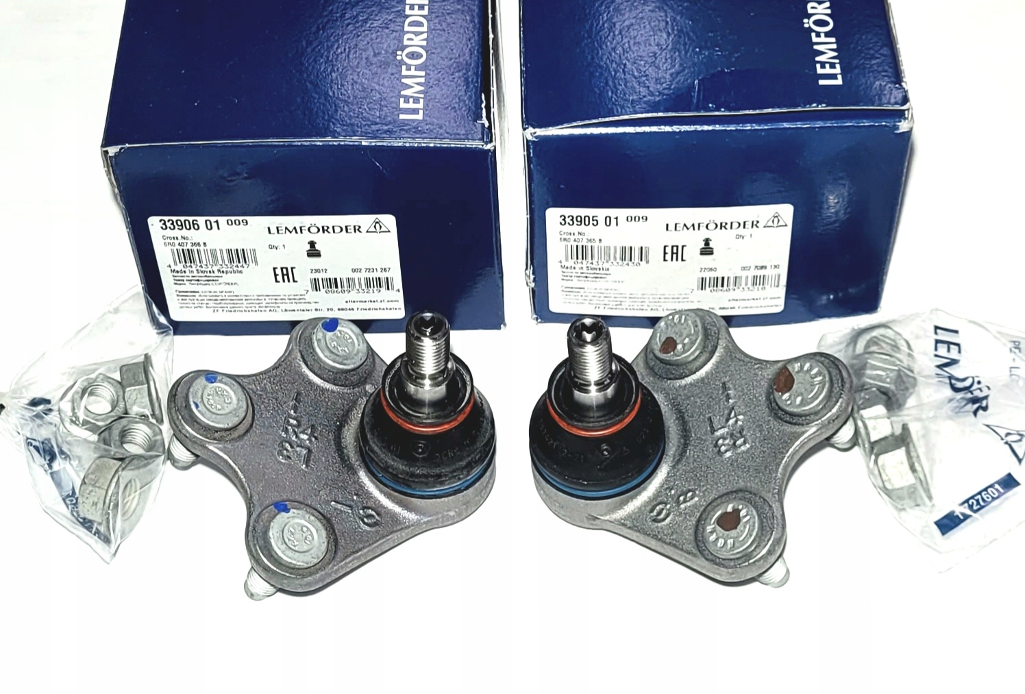 33905 01 - Lemforder 2X штифт SEAT IBIZA CORDOBA TOLEDO MII