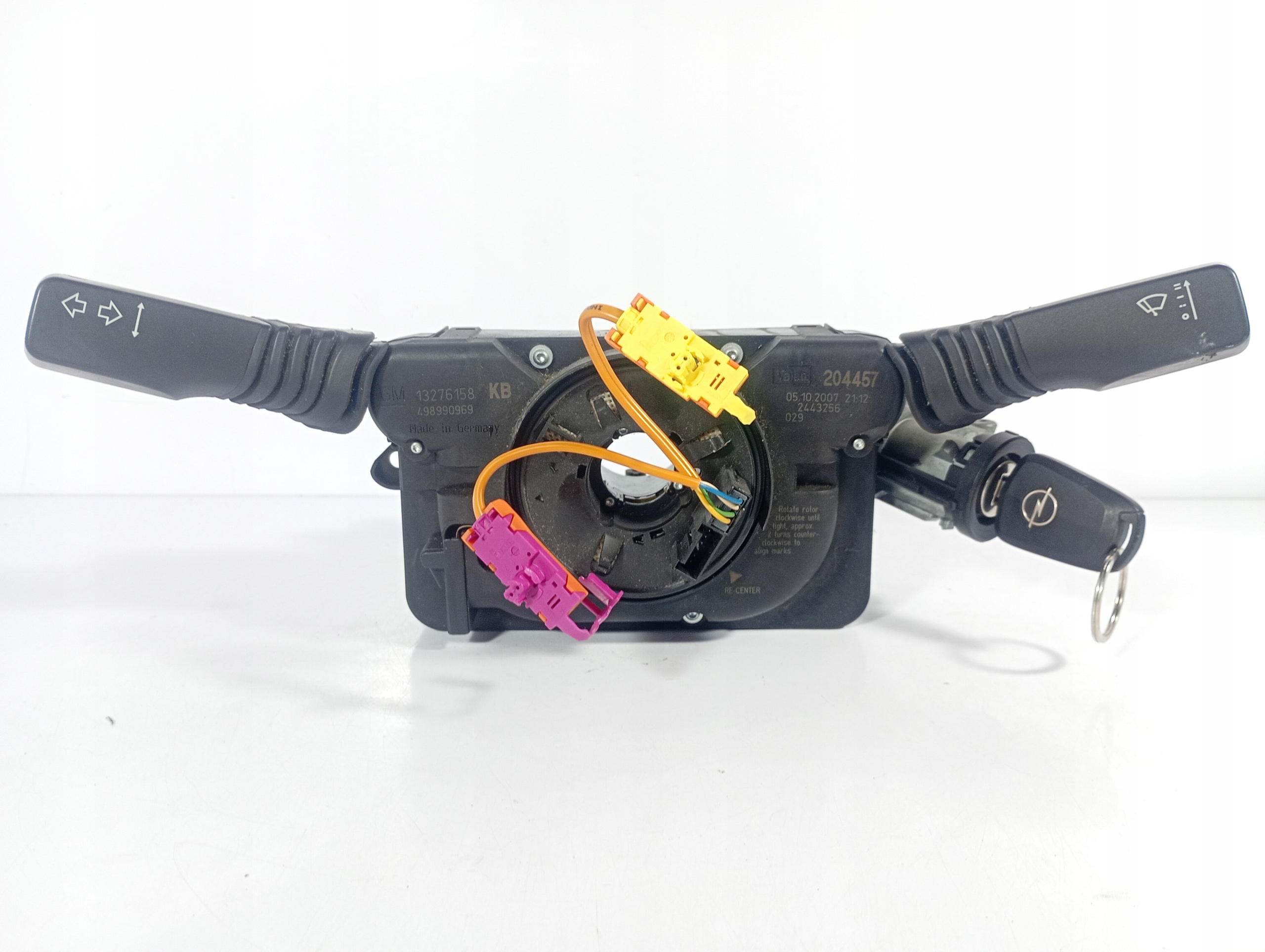 Opel Astra H 04-14 ignition steering wheel levers and controls OE 113276158