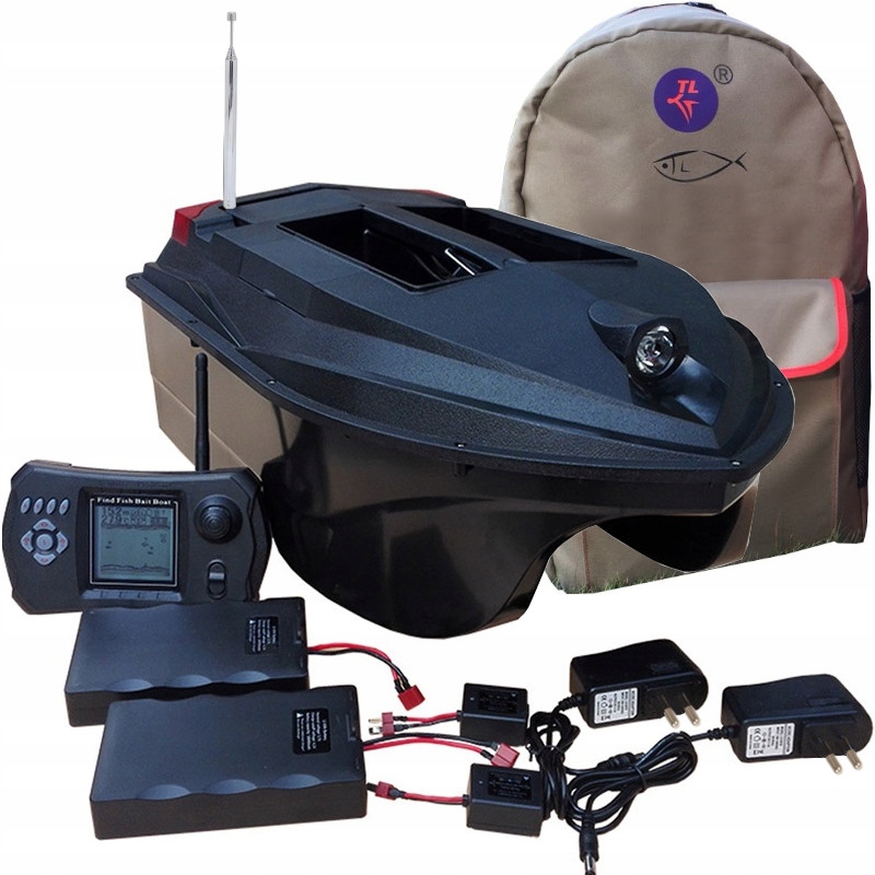 Łódka Zanętowa Skywolf TL-380E Profesjonalna Zestaw Duże Podajniki