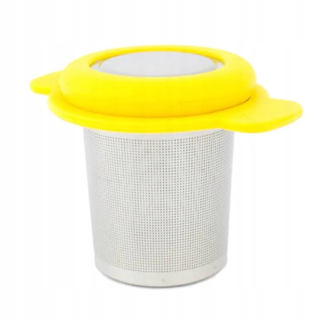 

Zaparzacz Sitko Do Herbaty Ziół Stalowy Żółty