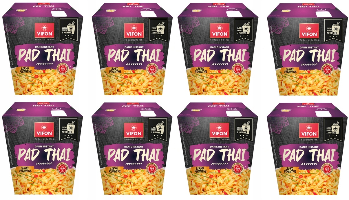 Levně 8 x 85 g Vifon Lunch Box Pad Thai s nudlemi a kuřecí příchutí Karton