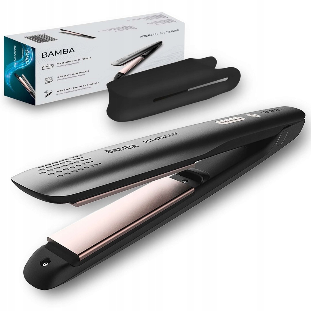 Žehlička Na Vlasy Cecotec Bamba RitualCare 890 Titanium Kadeřnická Professional F