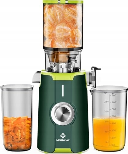 LINKCHEF Wolnoobrotowa Wyciskarka 200W 1.2L BPA Free