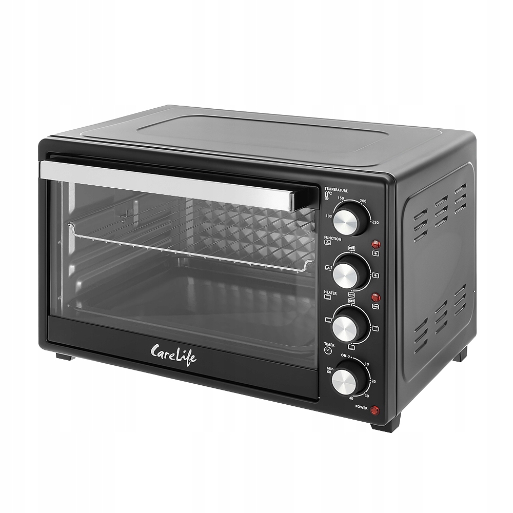 Piekarnik Elektryczny 45L Rożno Termoobieg+grill Wolnostojący Przenośny