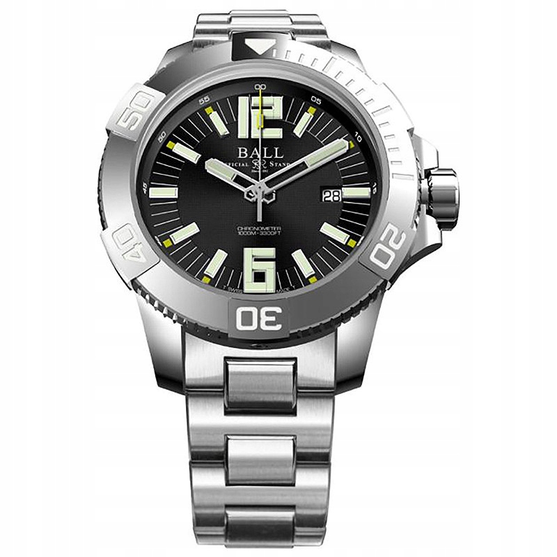 Pánské Hodinky Ball DM3002A-SC-BK šedý náramek