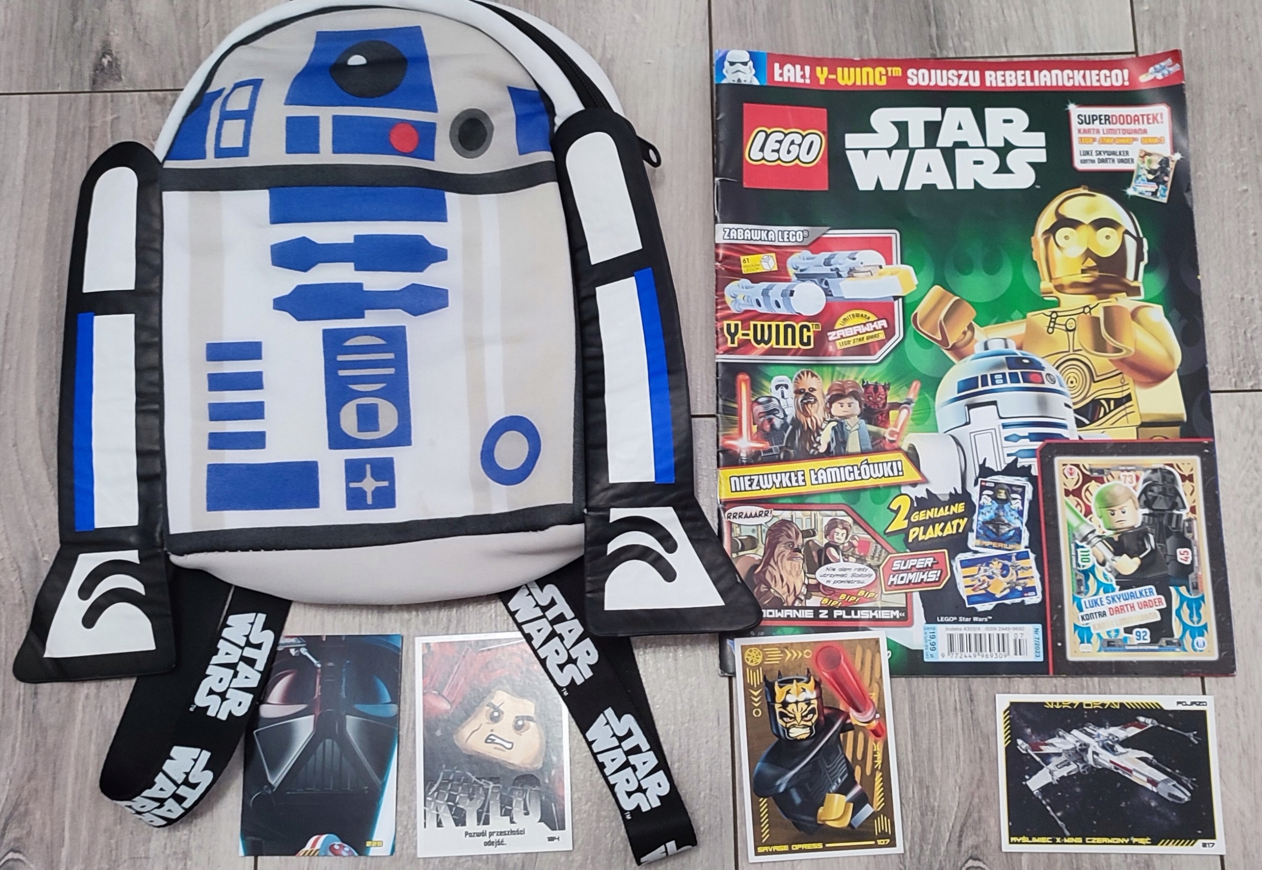Star Wars R2-D2 plecak karty mix i85