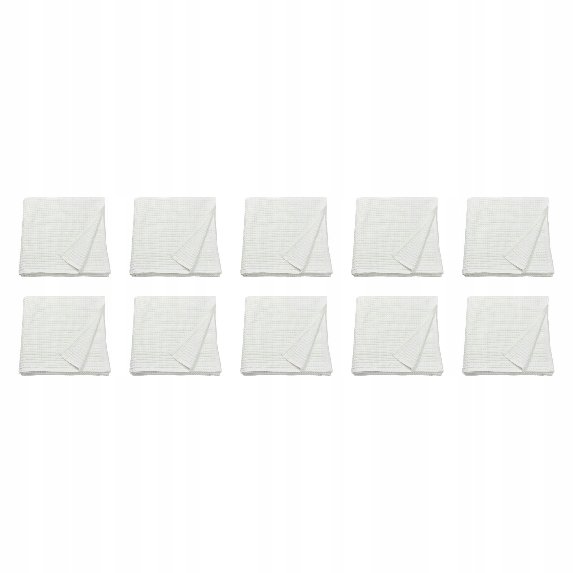 10 ks Přehoz bílý 230 x 250 cm bavlna z recyklovaného Pelartuja