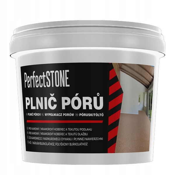 Plnič pórov 3 kg kelímok biela, po vyzretí transparentný