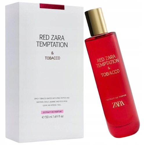 Perfumy Zara Red Temptation Tabacco Extrait De Perfum 50ml Oryginalne