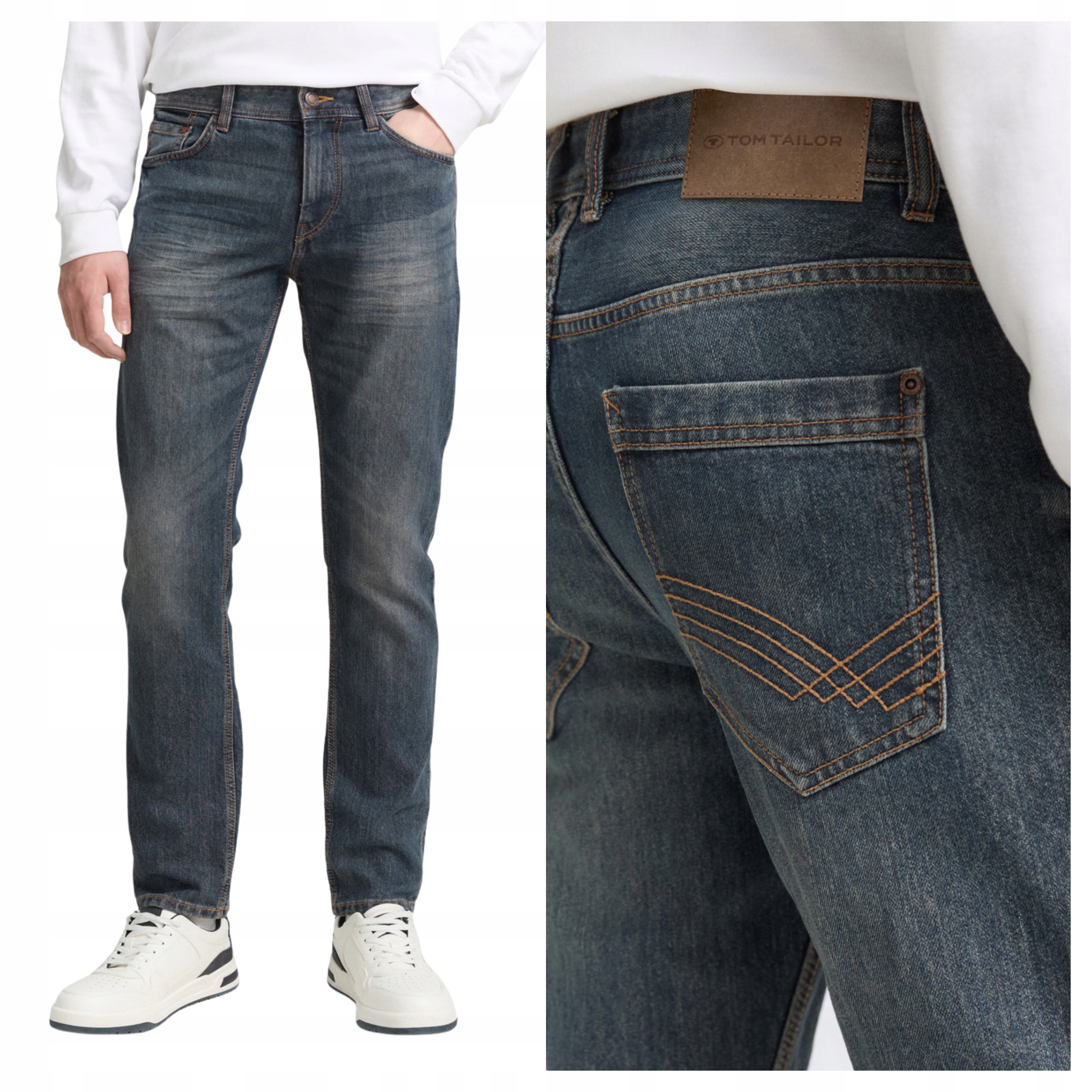 Tom Tailor Marvin Pánské džíny Jednoduché Klasické Pravidelné W32 L30