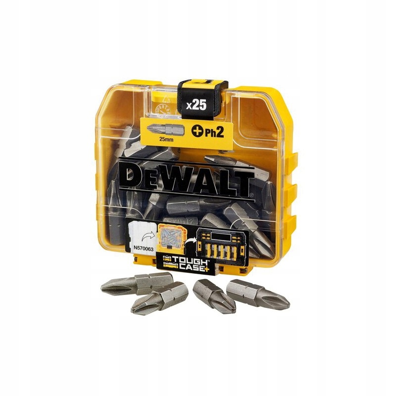 ZESTAW BITÓW WKRĘTARSKICH PH2 25 mm DeWalt DT71522