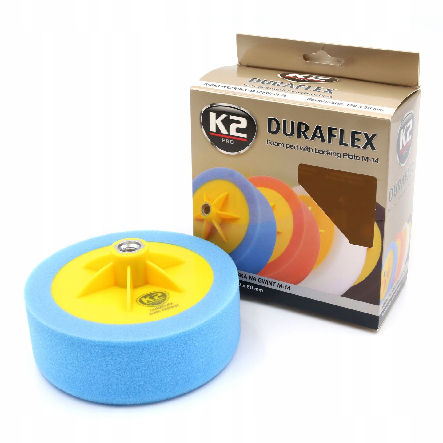 

Gąbka Polerska Średniościerna K2 Duraflex Gładka
