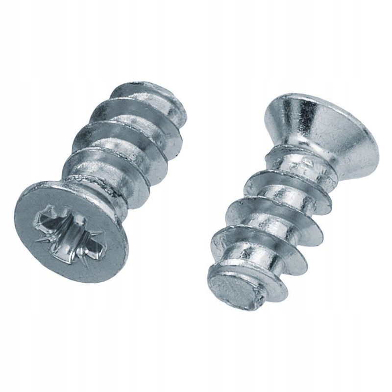 

Wkręty Euro 6x20 do mebli prowadnic Łeb Stożkowy