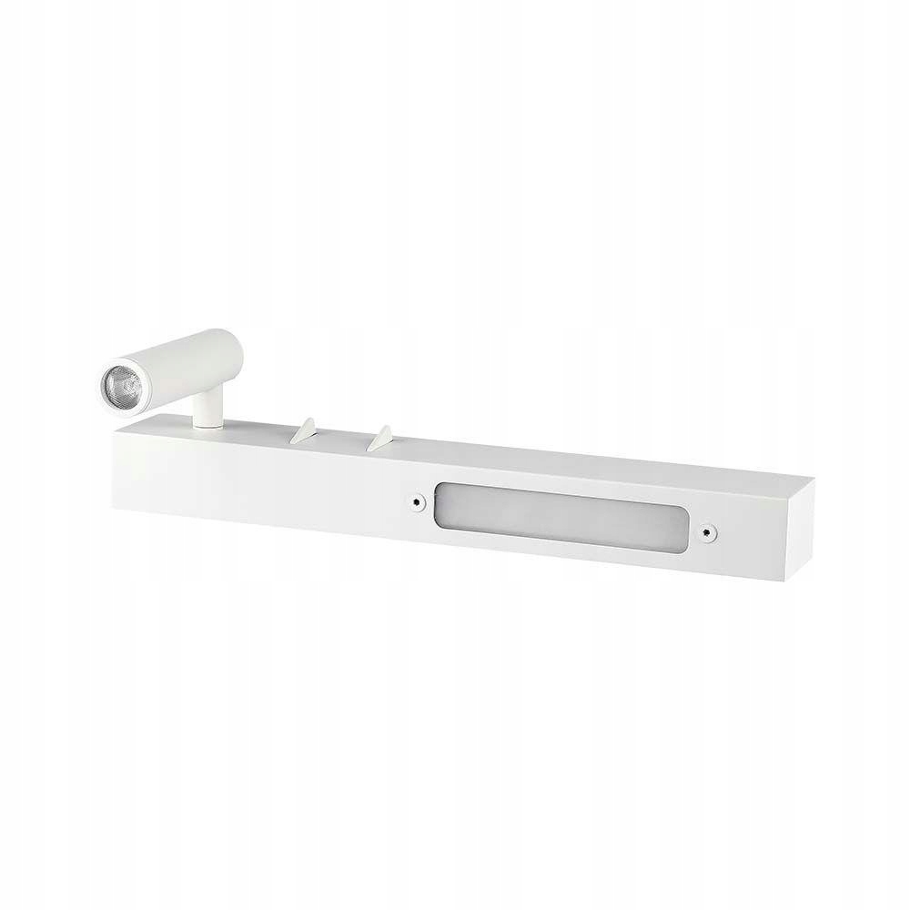 Led nástenné svietidlo V-tac 3W+6W Biele hotelové s vypínačom, 3000K, 680lm V-tac