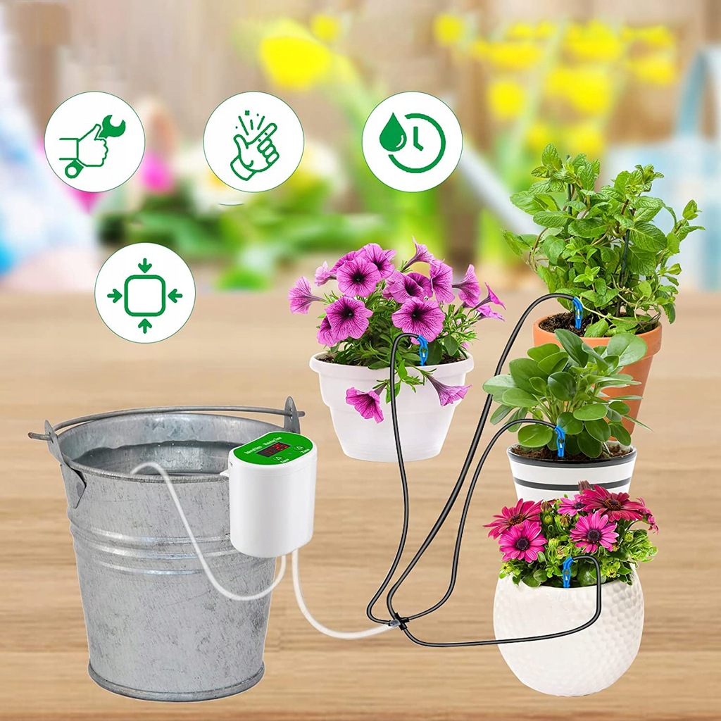 KONEWKA AUTOMATYCZNA DO PODLEWANIA OGRODU SYSTEM NAWADNIANIA ZESTAW USB Kod producenta IJUY201