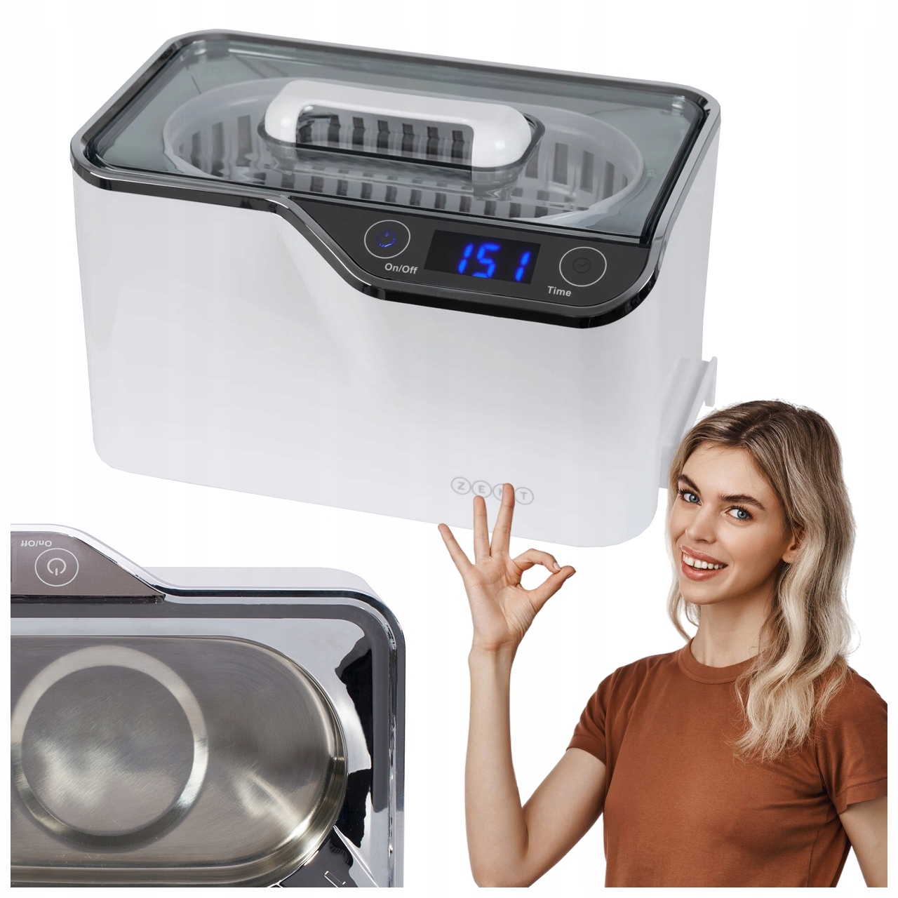 ZENT DEEPCLEAN+ PROFESJONALNA MYJKA ULTRADŹWIĘKOWA ULTRASONIQ