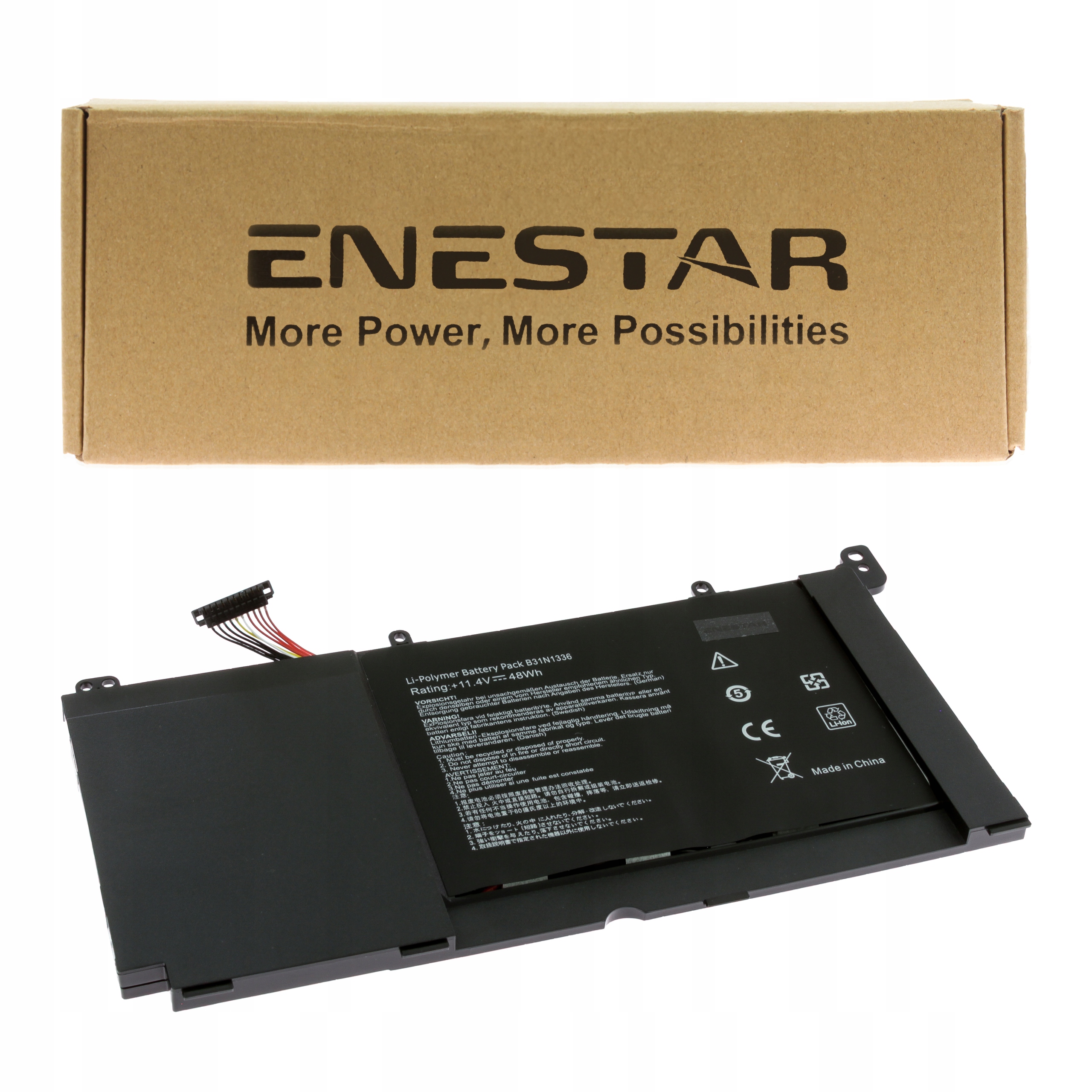 Premium bateria do Asus B31N1336 K551 K551L K551LN R553LN S551 S551L S551LN