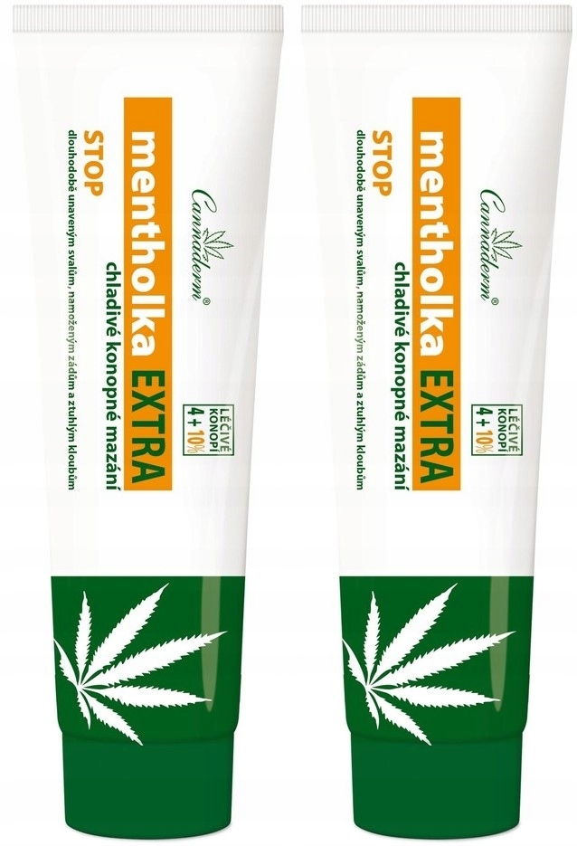 

Maść Konopna Cannaderm Mentholka Extra 14% 2x150ml