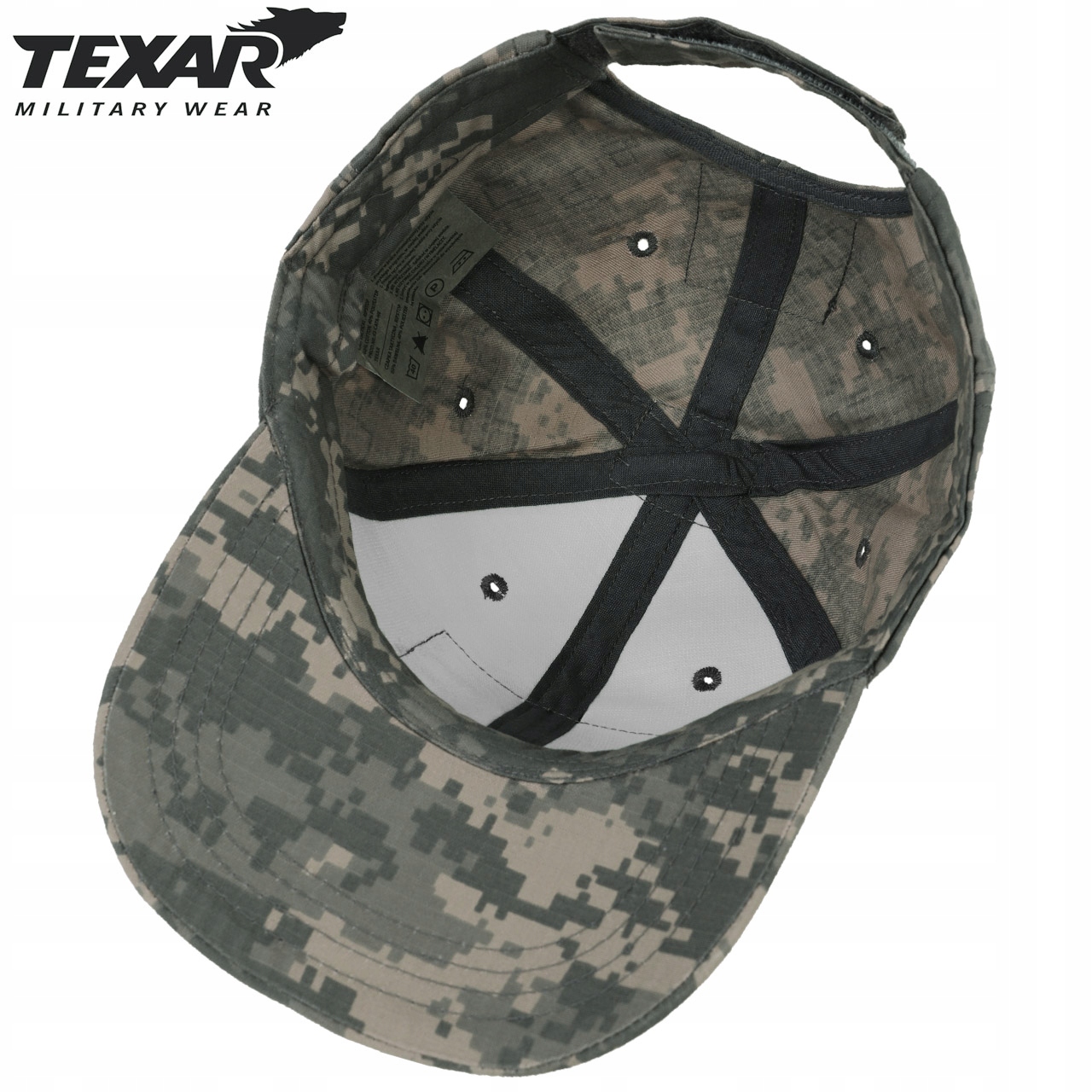 CZAPKA Z DASZKIEM WOJSKOWA TEXAR MORO AT-DIGITAL Materiał dominujący Poliester