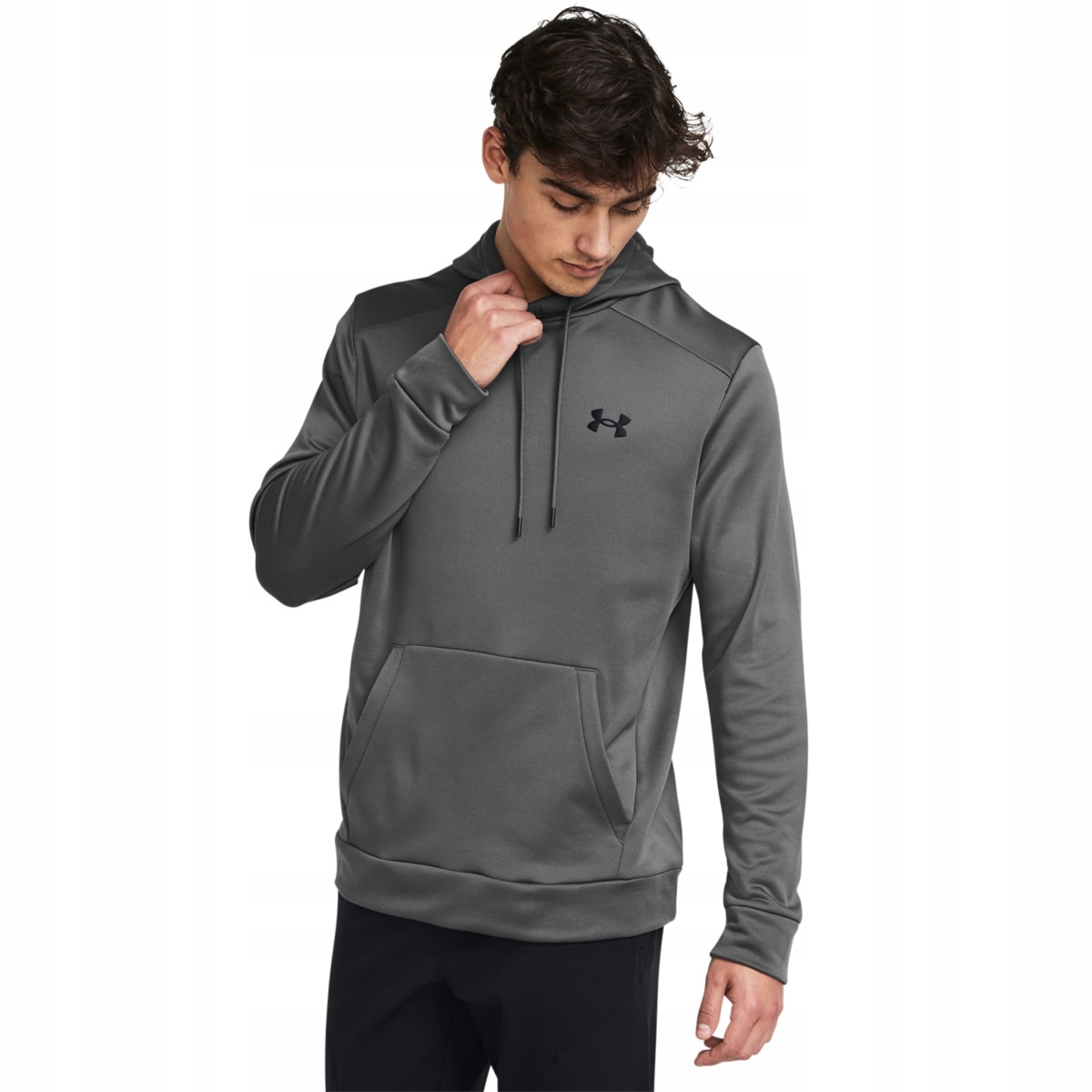 Męska bluza treningowa z kapturem Under Armour Ua Armour Flee szara XXL