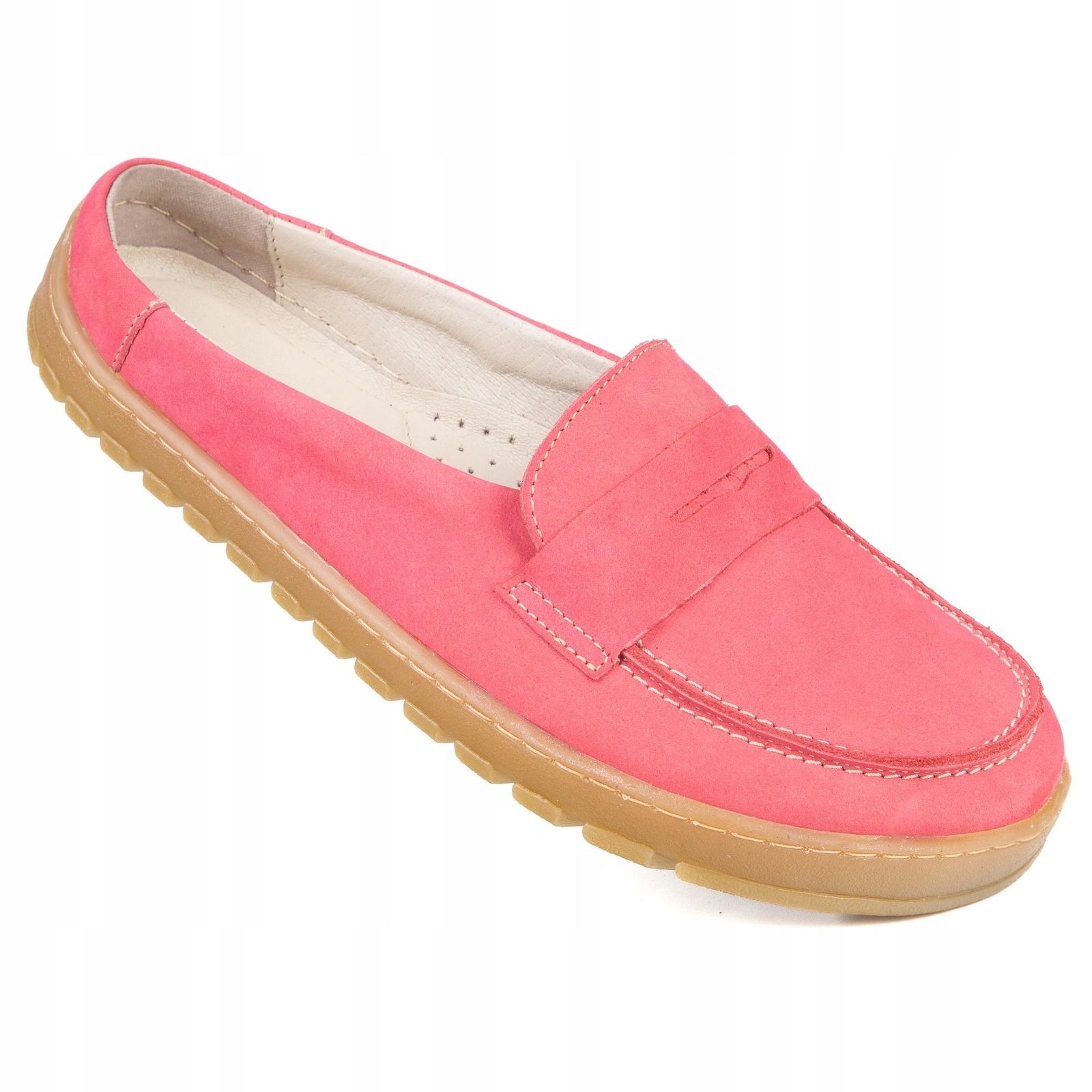 Dámské barefoot mokasíny mule backless kožené loafersy bez podpatku 39