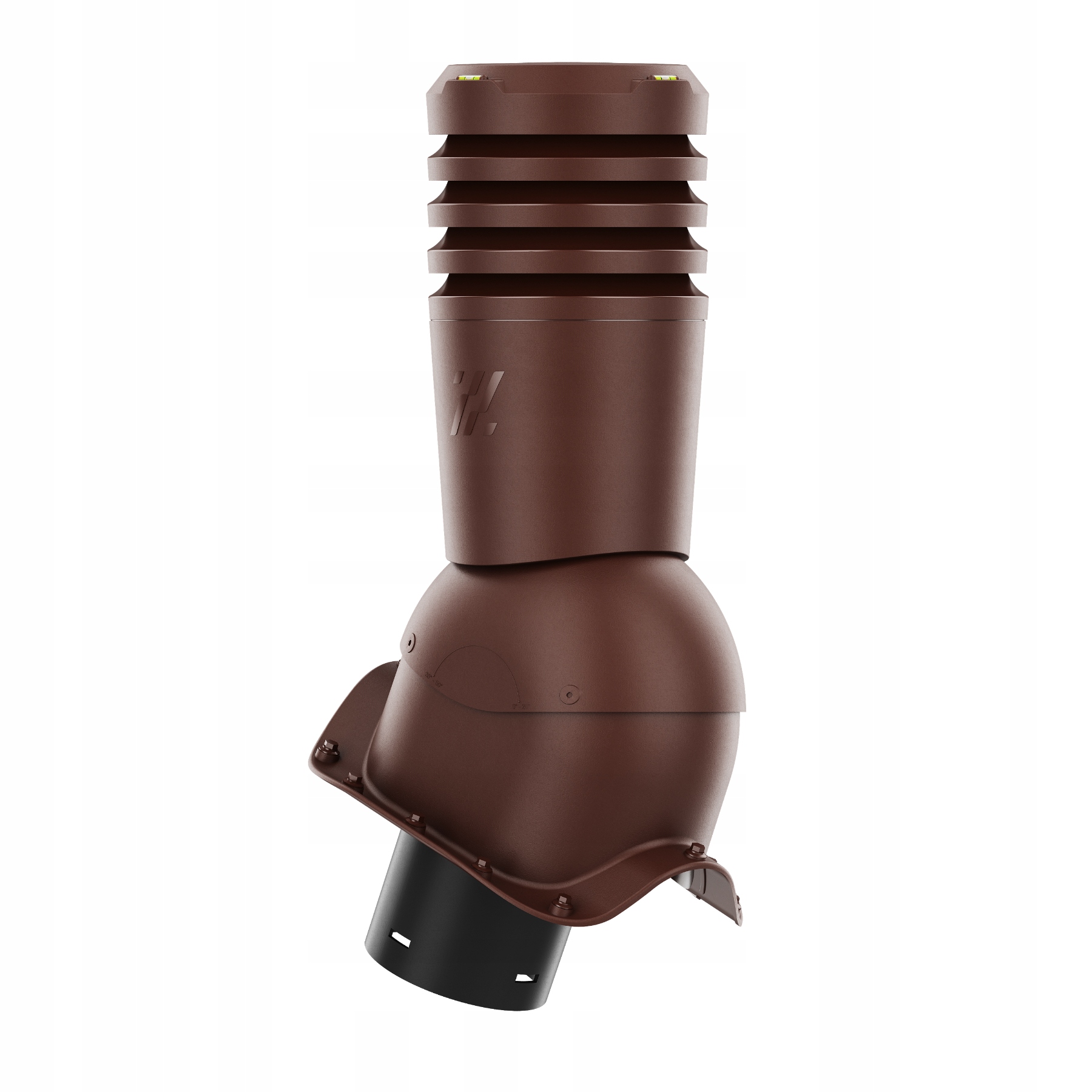 Větrací komín Ecoline fi150 pro vlnitou desku Bronz 8017