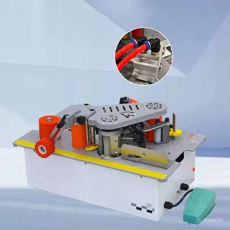 Okleiniarka Mini — szczegół mechanizmu
