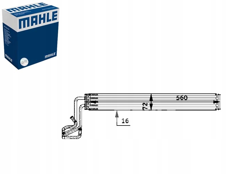 CHŁODNICA OLEJU AUDI Q7 VW TOUAREG 4.2-6.0 10.02-08.15 MAHLE