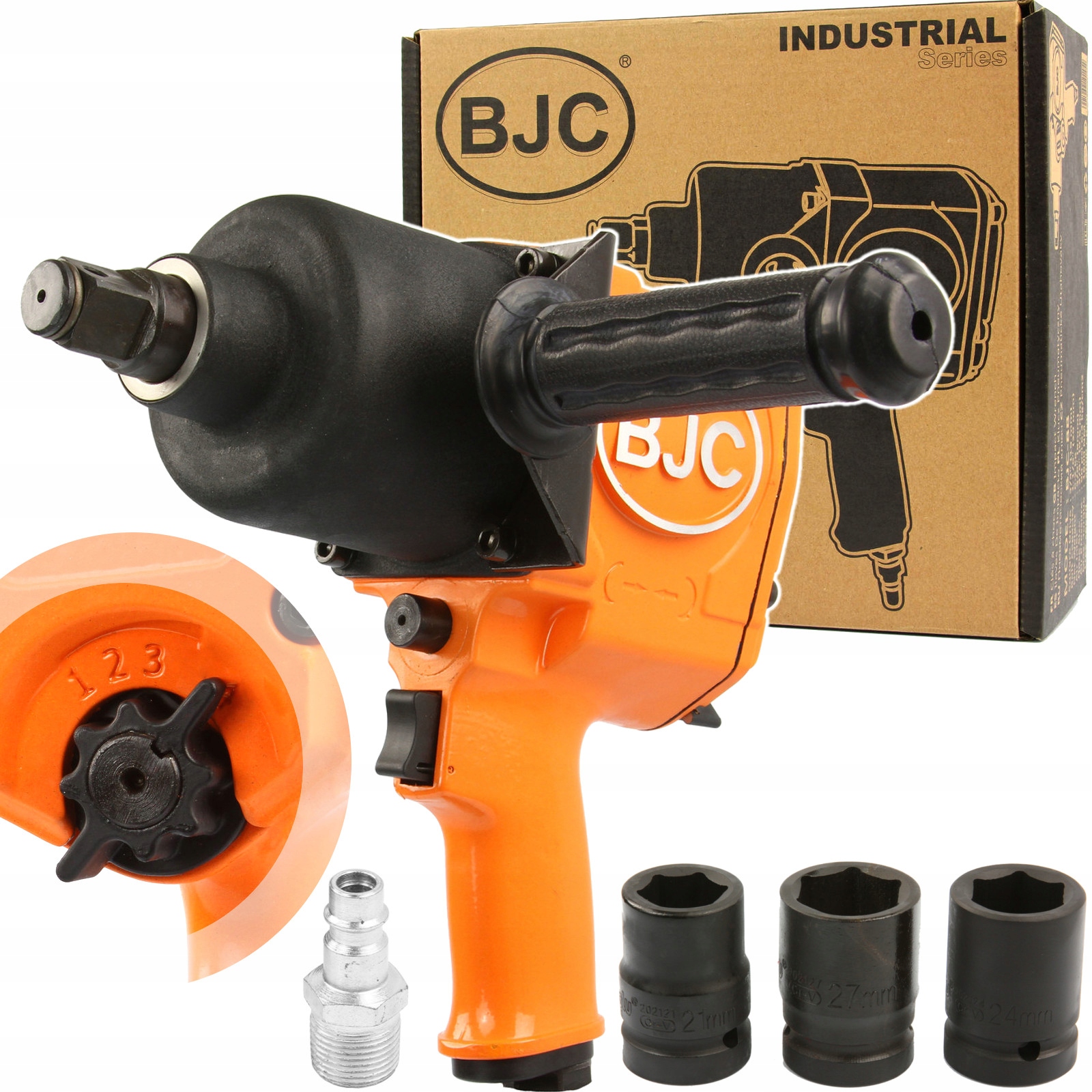 KLUCZ PNEUMATYCZNY UDAROWY 3/4'' 1800NM + NASADKI