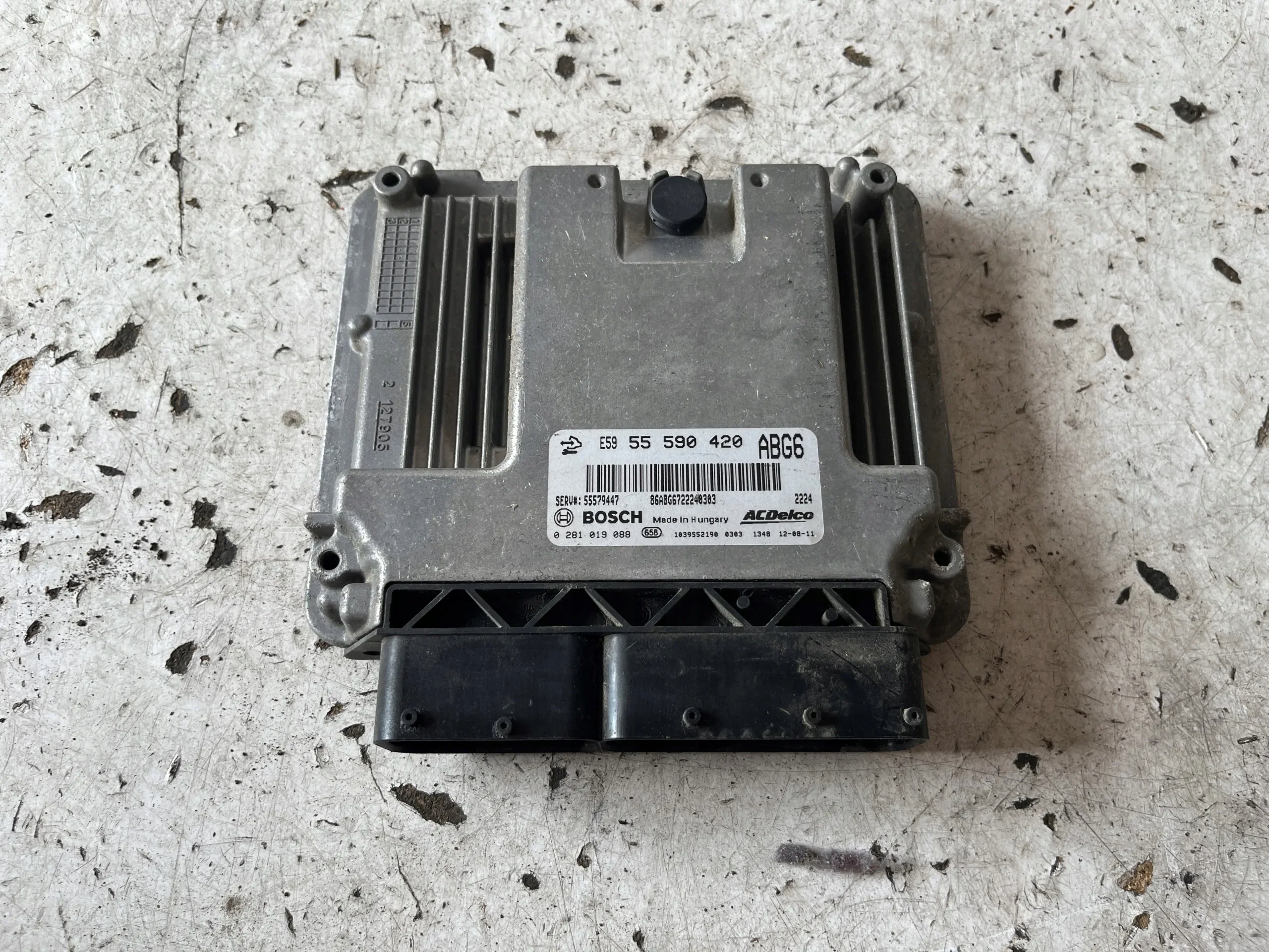 OPEL Centralina computer ECU Motore 55590420 ABG6 E59 2.0 CDTI
