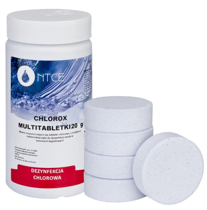 

1kg Chlor Basenu 10w1 Tabletki Multifunkcyjne 20g