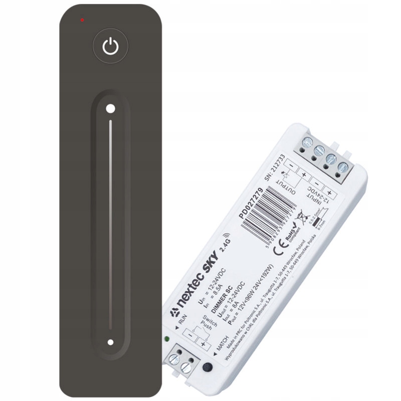 Ściemniacz Sky do taśmy Led 8A sterownik pilot max. 192W