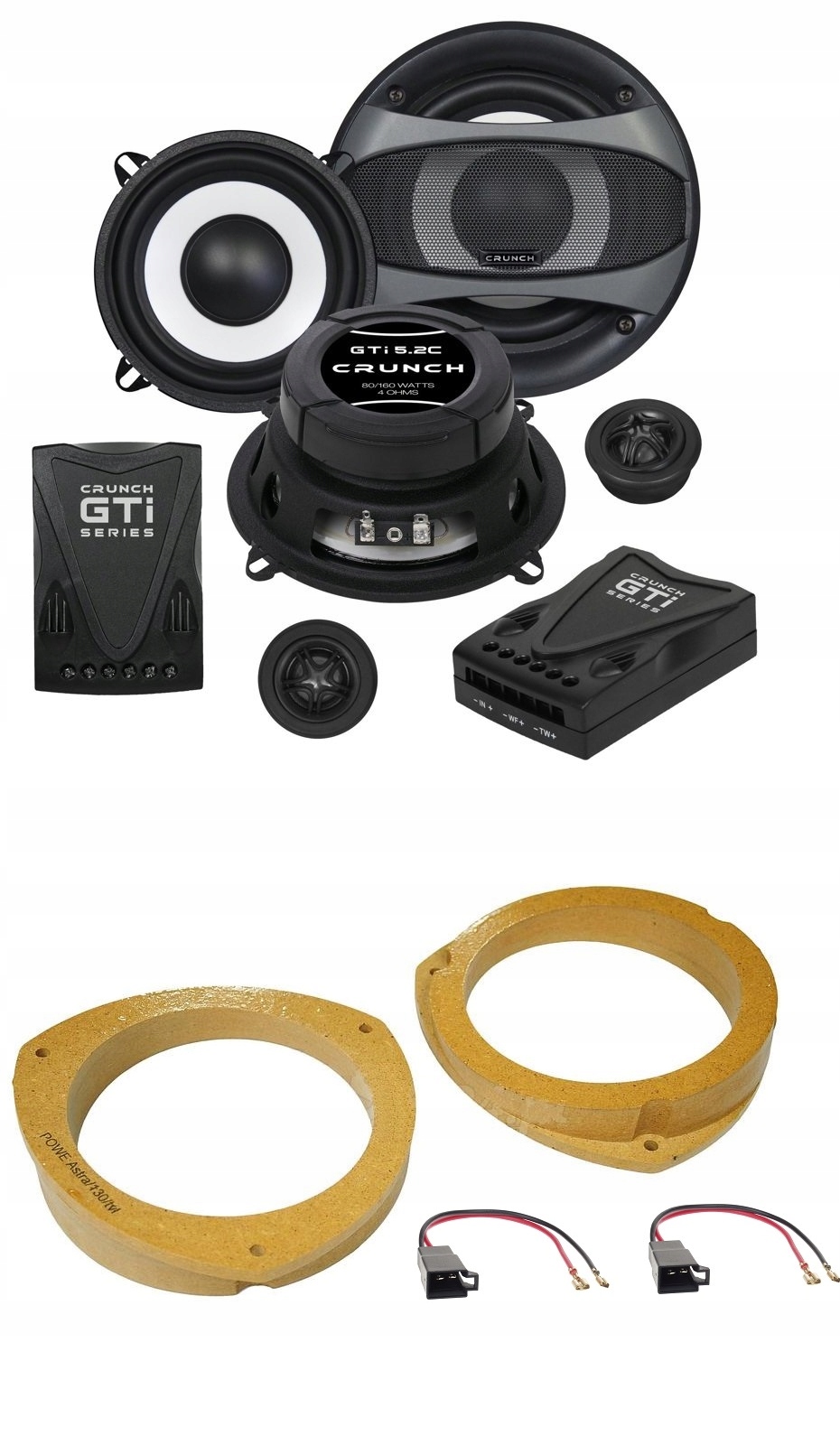 Crunch GTI5.2C Reproduktory Vzdálenosti Opel Zafira A B