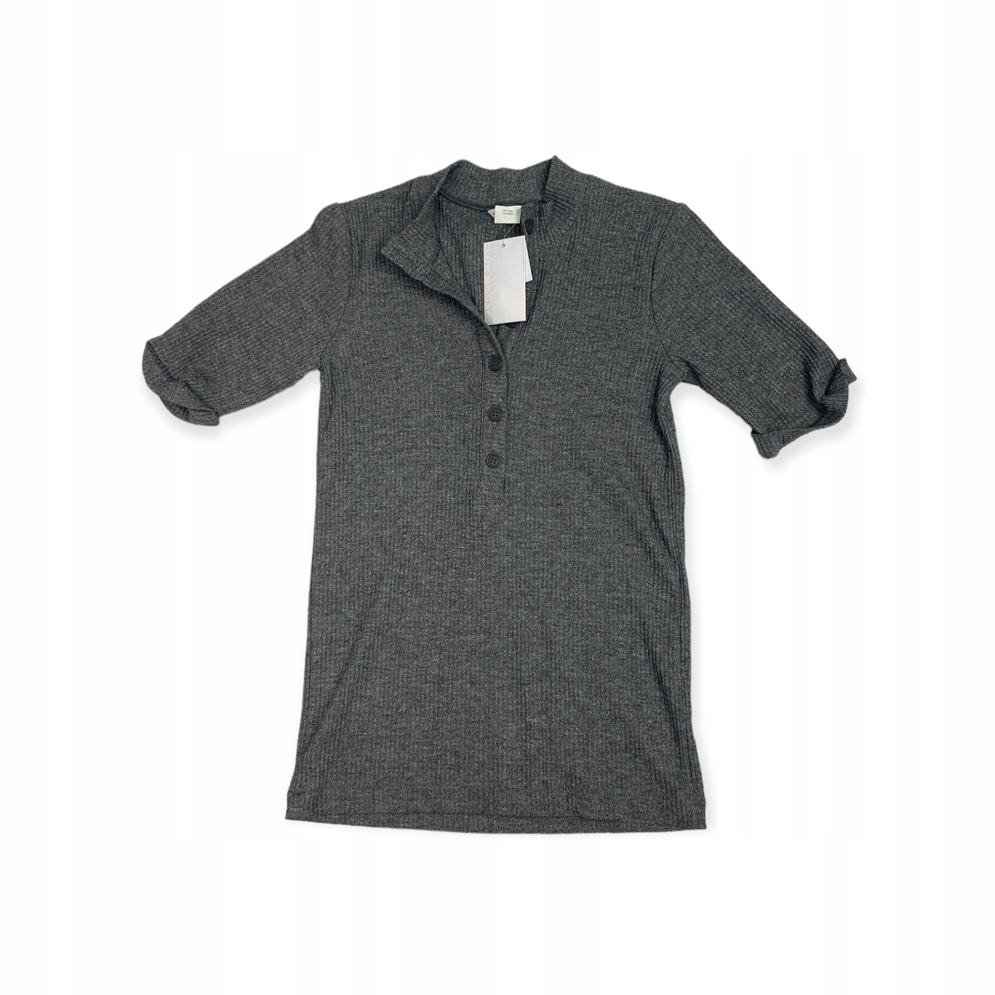 Šedá dámská halenka s krátkým rukávem Club Monaco S