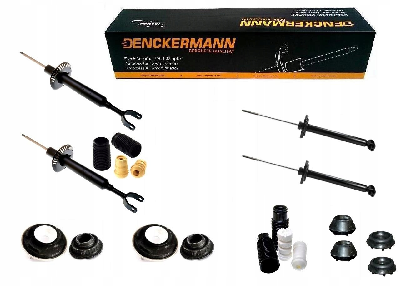 Tlumiče Krytu Odrazů Upevnění Audi A4 B5 1994-2000 Přední Zadní Sada